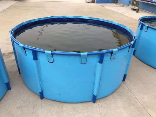 3000L 1.2MM bọc thép bể cá gấp và gấp với khung kim loại bể cá bể nhựa