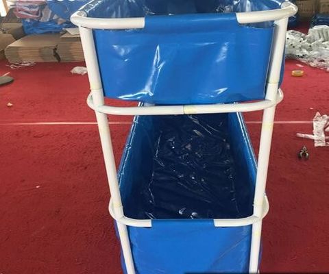 Đồ cầm PVC Chuyển lắp bể cá Double Tier 5000L - 20oF ~ 158oF Kháng nhiệt
