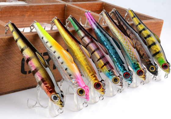 ABS Giant Long Throw Fishing Bait 2xPlastic Lures 17G/ 11.5cm