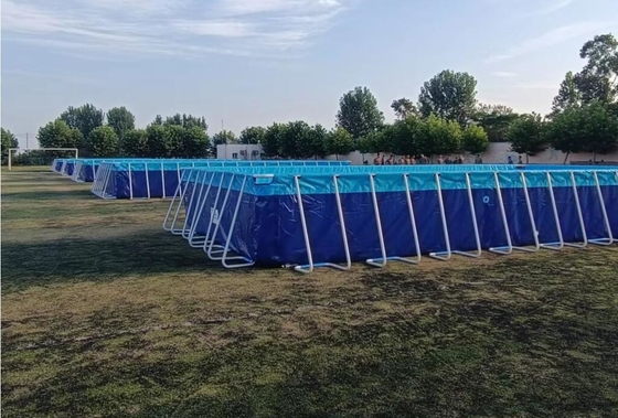 25Mx5M PVC ngoài trời bọc ốc hồ bơi khung kim loại