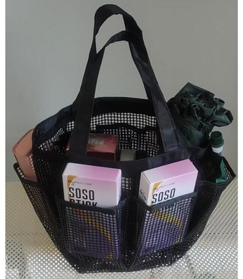 PVC Mesh Bag For Storage Cosmetics Books Balls Umbrella Eyeglasses túi bãi biển có dung lượng lớn