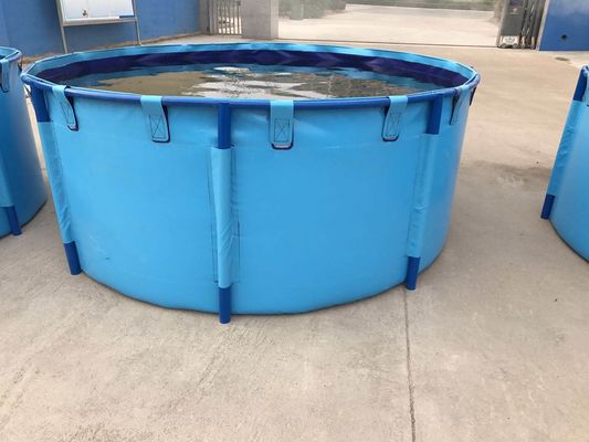 3000L 1.2MM bọc thép bể cá gấp và gấp với khung kim loại bể cá bể nhựa