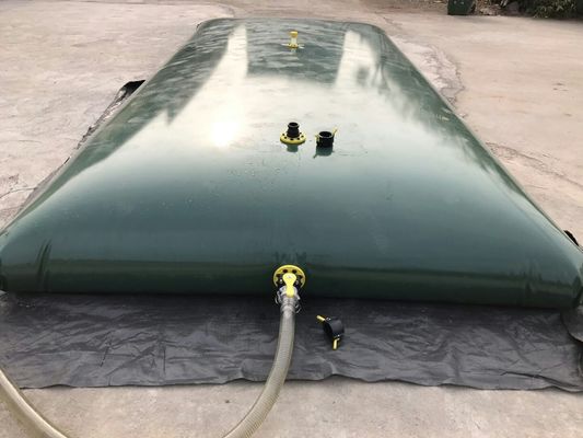 Chất chứa nước lớn bền 0.8mm Độ dày cho ngành nông nghiệp 11000L gối nước Chất chứa nước nhựa lớn