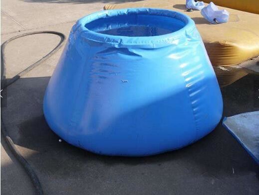 2500L Flexible Tank Round Tarpaulin Water Tank Khát hạn hán Chất chứa nước hình hành tây