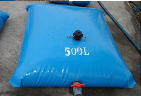 500L bọc thép thùng nước thổi phồng trọng lượng nhẹ cho chữa cháy