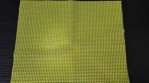 570g Tapestry Knitting Mat Không mùi PVC không trượt Mat màu Beige 1,65mx50m mỗi cuộn