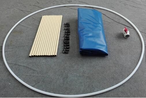 Chất chống cháy 4000L bọc thép bể cá với Blue Fish Pond Liner môi trường PVC bể cá gấp