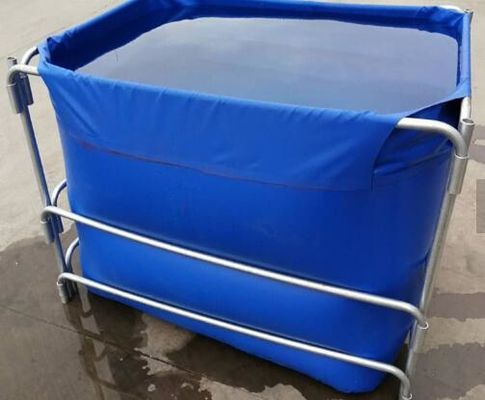 1500L High Opacity Removable Fish Pond, Plastic Ponds For Fish Farming Tủ cá gấp