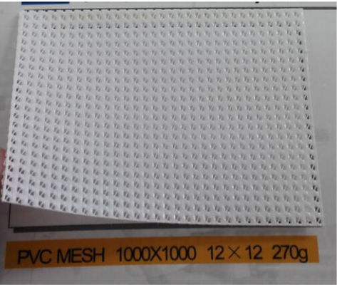 in kỹ thuật số PVC lưới hàng rào 1000x1000 12x12 270g ngoài trời quảng cáo nhựa phủ lưới
