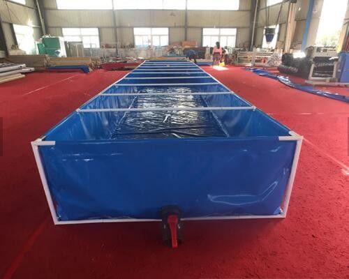 Chăn nuôi cá PVC Gập thuận tiện Hồ cá bền vững thủy sản Thùng cá Băng nhựa Chăn nuôi cá