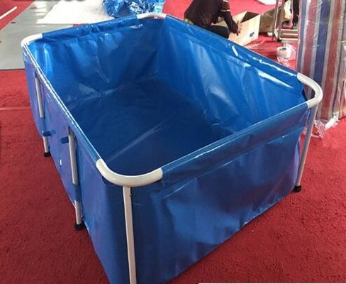 10000L 1.2mm ngoài trời cá hồ cao kéo với khung kim loại thân thiện với môi trường 10000L 1.2mm ngoài trời cá hồ cao kéo Wi