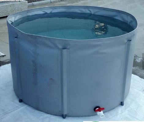 3500L khung kim loại gấp và di chuyển PVC Băng nhựa bể cá bể cá bể nhựa