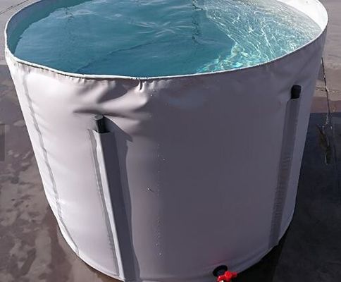 3500L khung kim loại gấp và di chuyển PVC Băng nhựa bể cá bể cá bể nhựa