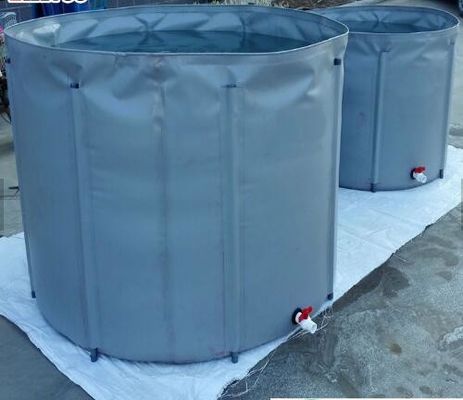 3500L khung kim loại gấp và di chuyển PVC Băng nhựa bể cá bể cá bể nhựa