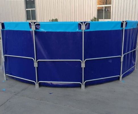 Kiểm tra nước và chống cháy PVC hồ cá với PVC hồ bơi Liner Laminated có thể gập hồ cá