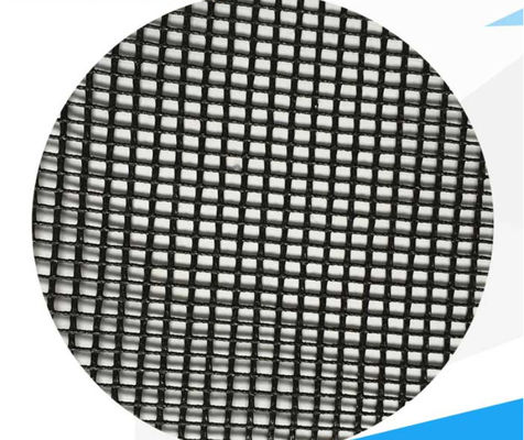 Bảng lưới nhựa acrylic hai mặt, PVDF phủ phủ lưới an toàn xây dựng màu đen