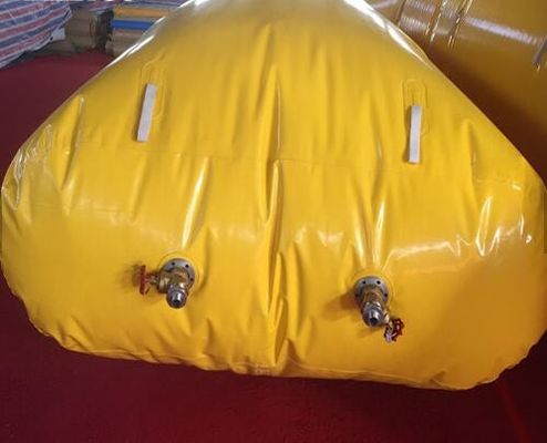 8000L Yellow Bladder Fuel Tank với Super Toughness Bao bì hộp gỗ chứa chất lỏng Fuel Bladder