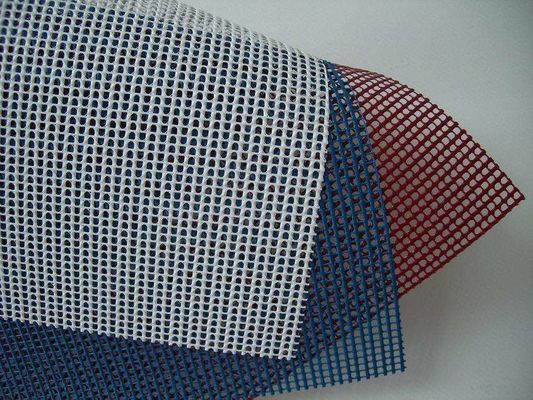 High Visibility PVC Coated Mesh 12 * 12 mật độ 100% polyester Mục đích xây dựng