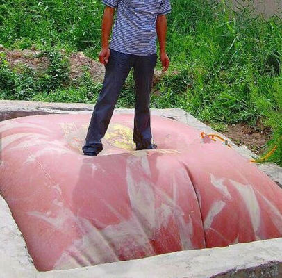 Thanh lưu trữ methane bàng quang mềm 10000L Để lưu trữ methane / khí tự nhiên