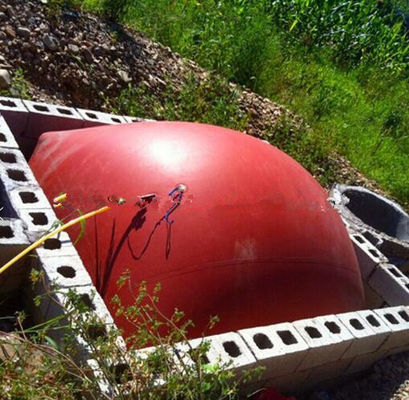 Thanh lưu trữ methane bàng quang mềm 10000L Để lưu trữ methane / khí tự nhiên