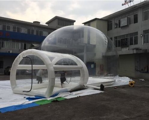 Lều bong bóng bơm thông minh khổng lồ có độ bền cao với polymer cao cho bữa tiệc