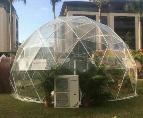 UV - Điều trị Clear Camping Tent Half Sphere Geodetic Dome Wedding Tent Dome Party Tents