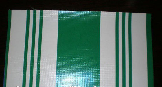 Dải nhựa PVC chống cháy sọc TL550 Lớp phủ nóng chảy Vật liệu bền cao