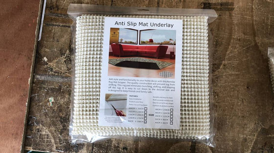 Máy rửa tay chống trượt PVC Foam Mat cho thảm Underlay chống trượt PVC Mat Mesh Bags