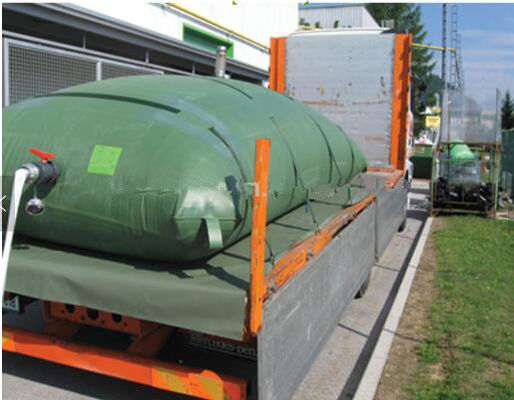 Xe chứa nước gấp, màu xanh đậm 3500 lít bàng quang nước
