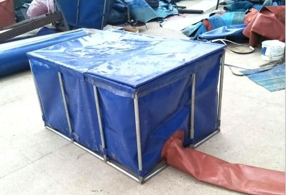 Thang cá nhựa gấp/hồ/hồ PVC hỗ trợ ống thùng cá Diy hồ cá