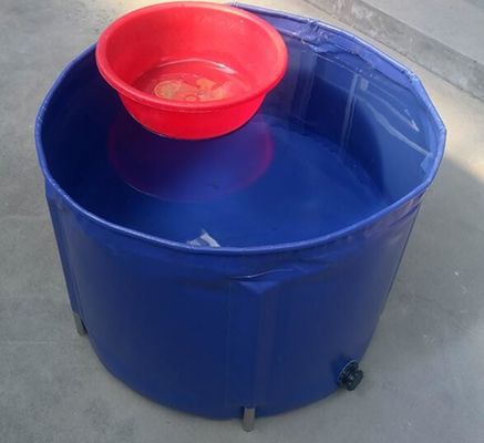 7000L không ăn mòn bọc thép bể cá, Long Life Dye cá ao bể cá gấp