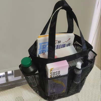 PVC Mesh Bag For Storage Cosmetics Books Balls Umbrella Eyeglasses túi bãi biển có dung lượng lớn