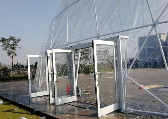 18M chống thấm nước chống tia cực tím Geodetic Dome Tent với ống thép cho bữa tiệc