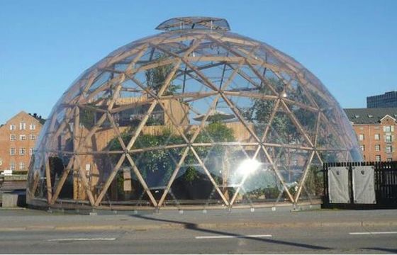 4M - 10M PVC Cover Metal Frame Garden Clear Geodetic Dome Tent Để bán Dome Party Tent