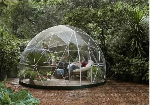 4M - 10M PVC Cover Metal Frame Garden Clear Geodetic Dome Tent Để bán Dome Party Tent