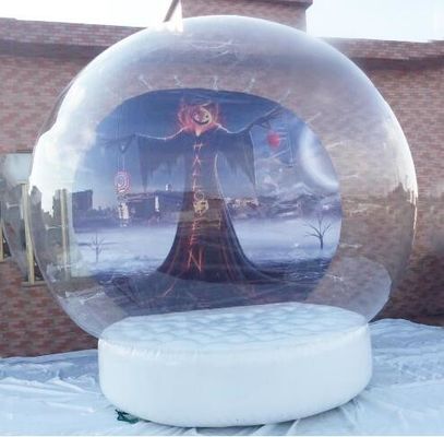 Snow Globe / Crystal Ball Buồng bong bóng bơm cho các hoạt động Giáng sinh Buồng tiệc bơm