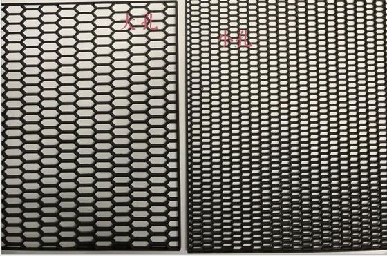 Carbon Fiber PVC phủ lưới Đen Mạng ô tô 120cm X 40cm Kích thước Nhựa phủ tấm lưới sợi