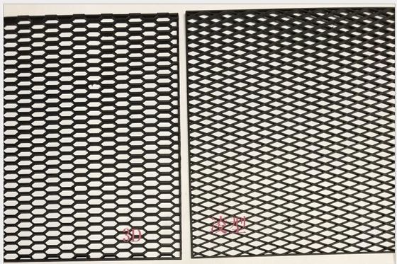 Carbon Fiber PVC phủ lưới Đen Mạng ô tô 120cm X 40cm Kích thước Nhựa phủ tấm lưới sợi