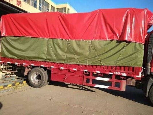 Tùy chỉnh 750gm PVC Truck Cover, Waterproof Truck Cover 1000D X 1000D Outdoor Equipment Covers