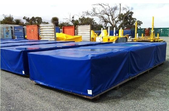 Tùy chỉnh 750gm PVC Truck Cover, Waterproof Truck Cover 1000D X 1000D Outdoor Equipment Covers