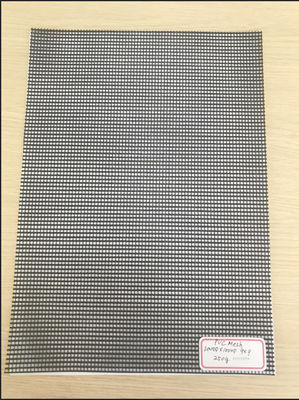 500D X 500D 9x13 Củng cố PVC phủ polyester lưới lưới đen cho hàng rào ngoài trời