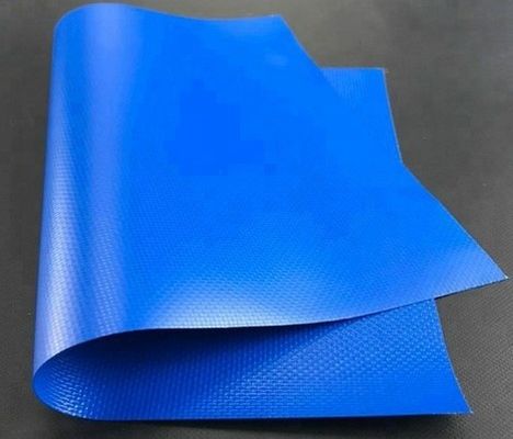 Nhiều màu chống tia cực tím chống nước PVC Truck Cover Tarpaulin Fabric In Roll 18X18 610G