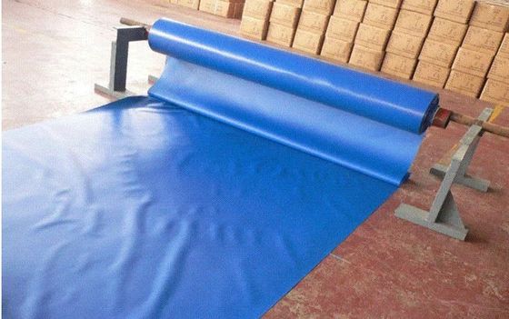 Nhiều màu chống tia cực tím chống nước PVC Truck Cover Tarpaulin Fabric In Roll 18X18 610G