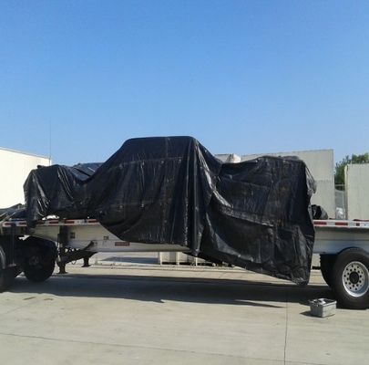1000D * 1000D 18oz 8 Ft Drop Flatbed Truck Tarps