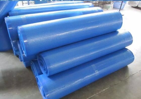500 Um Kiểm phòng nước hồ bơi mùa đông Inground Insulation PE Blue Plastic Solar Pool Cover