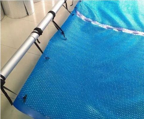 500 Um Kiểm phòng nước hồ bơi mùa đông Inground Insulation PE Blue Plastic Solar Pool Cover