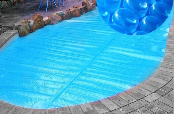 500um Blue Bể bơi Mặt trời bao bọc Bạt sưởi ấm cho trên mặt đất Băng bể bơi mặt trời riêng