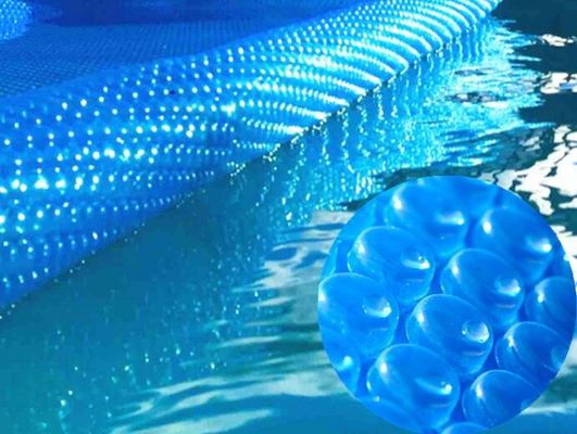 500um Blue Bể bơi Mặt trời bao bọc Bạt sưởi ấm cho trên mặt đất Băng bể bơi mặt trời riêng