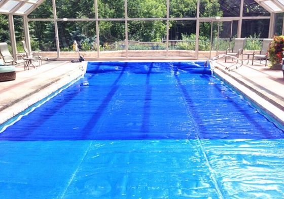 500um Blue Bể bơi Mặt trời bao bọc Bạt sưởi ấm cho trên mặt đất Băng bể bơi mặt trời riêng