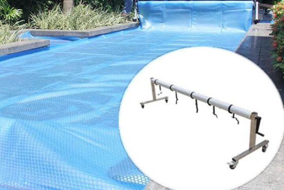 Khép kín bong bóng bể bơi mùa hè Áp phủ mặt trời chống bụi 16ft × 20ft Áp phủ bể bơi tự động